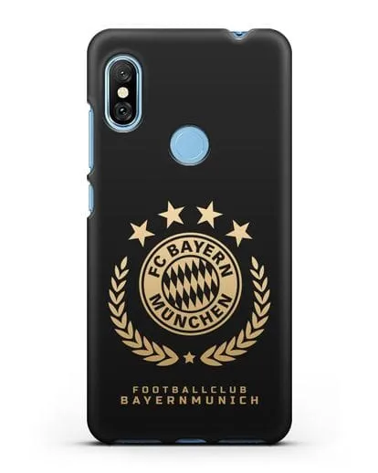 Чехол ФК Бавария Мюнхен с логотипом силиконовый для Xiaomi Redmi Note 6 Pro