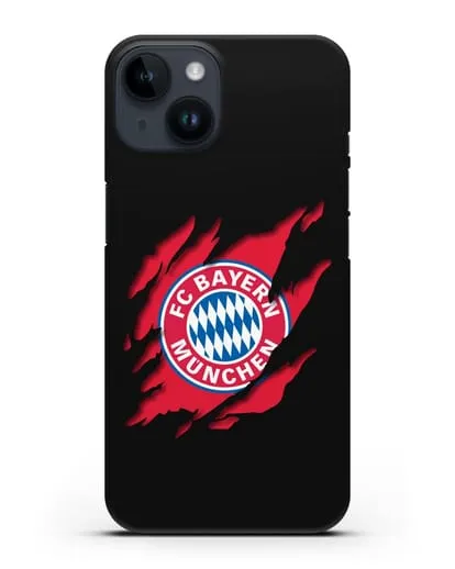 Чехол с эмблемой Бавария Мюнхен силиконовый для iPhone 14