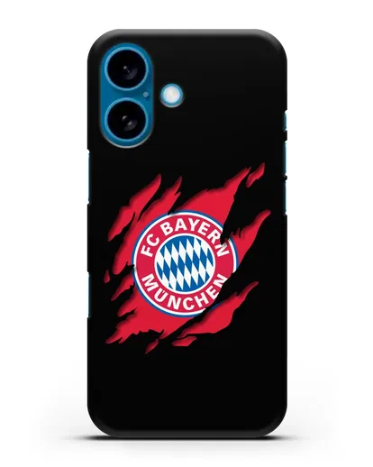 Чехол с эмблемой Бавария Мюнхен силиконовый для iPhone 16