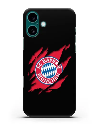 Чехол с эмблемой Бавария Мюнхен силиконовый для iPhone 16 Plus