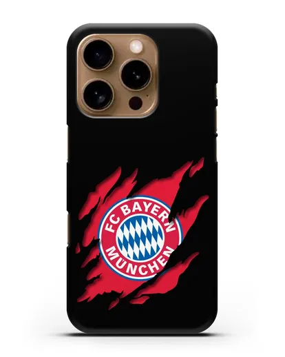 Чехол с эмблемой Бавария Мюнхен силиконовый для iPhone 16 Pro