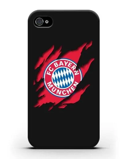 Чехол с эмблемой Бавария Мюнхен силиконовый для iPhone 4/4s