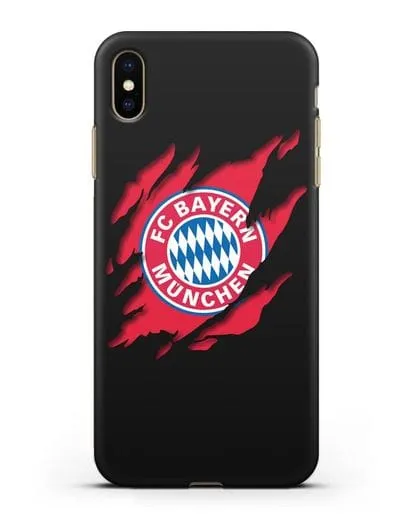 Чехол с эмблемой Бавария Мюнхен силиконовый для iPhone XS Max