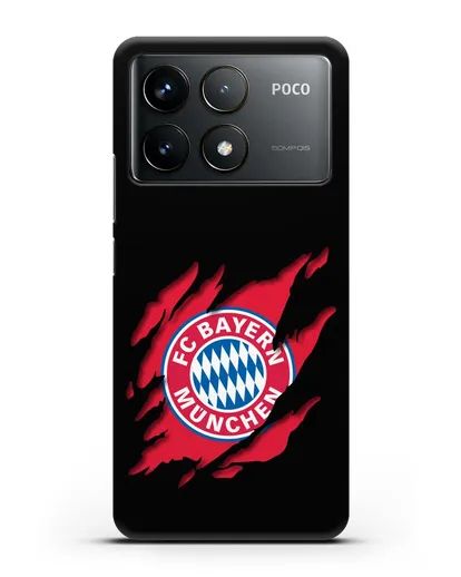 Чехол с эмблемой Бавария Мюнхен силиконовый для Xiaomi Poco F6 Pro