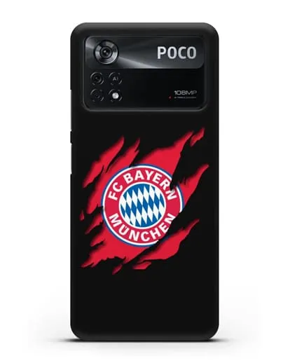 Чехол с эмблемой Бавария Мюнхен силиконовый для Xiaomi Poco X4 Pro