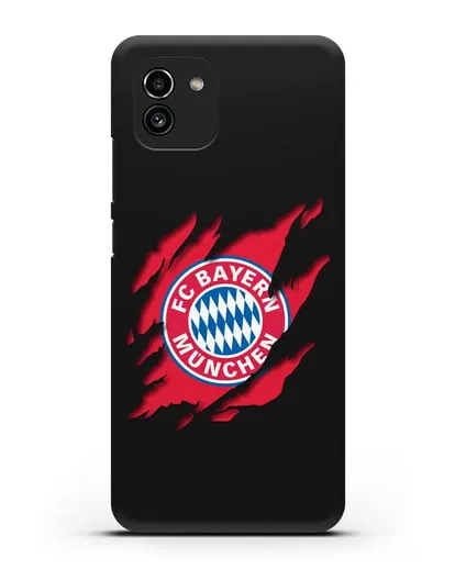 Чехол с эмблемой Бавария Мюнхен силиконовый для Samsung Galaxy A03 [SM-A035]