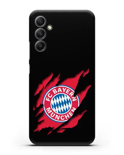 Чехол с эмблемой Бавария Мюнхен силиконовый для Samsung Galaxy A34 [SM-A346]