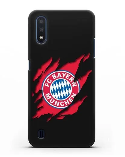 Чехол с эмблемой Бавария Мюнхен силиконовый для Samsung Galaxy M01 [SM-M015F]