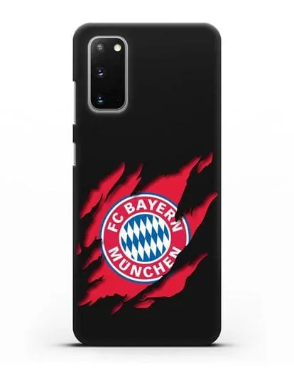 Чехол с эмблемой Бавария Мюнхен силиконовый для Samsung Galaxy S20 [SM-G980F]