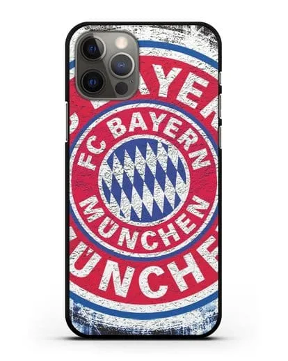 Чехол с символикой Bayern Munchen силиконовый для iPhone 12 Pro