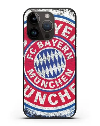 Чехол с символикой Bayern Munchen силиконовый для iPhone 14 Pro