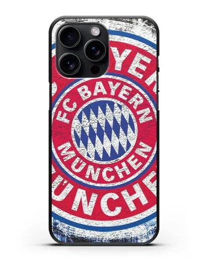 Чехол с символикой Bayern Munchen силиконовый для iPhone 15 Pro Max
