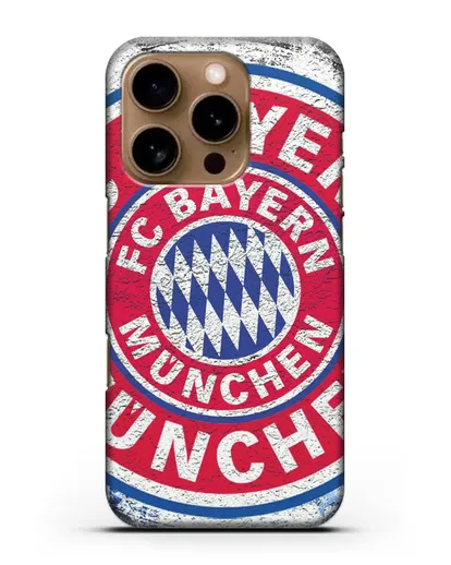 Чехол с символикой Bayern Munchen силиконовый для iPhone 16 Pro