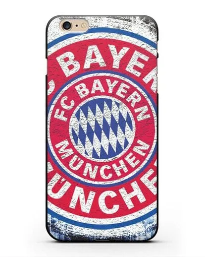 Чехол с символикой Bayern Munchen силиконовый для iPhone 6s Plus