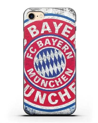 Чехол с символикой Bayern Munchen силиконовый для iPhone 7