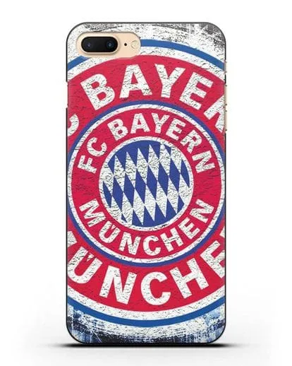 Чехол с символикой Bayern Munchen силиконовый для iPhone 8 Plus