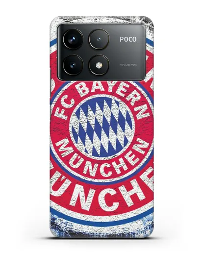 Чехол с символикой Bayern Munchen силиконовый для Xiaomi Poco F6 Pro