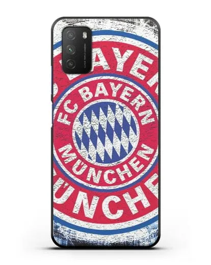 Чехол с символикой Bayern Munchen силиконовый для Xiaomi Poco M3