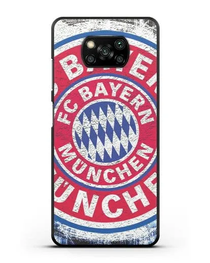 Чехол с символикой Bayern Munchen силиконовый для Xiaomi Poco X3