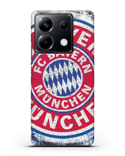 Чехол с символикой Bayern Munchen силиконовый для Xiaomi Poco X6