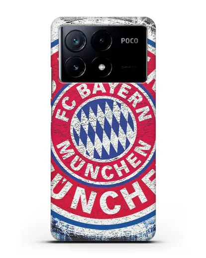 Чехол с символикой Bayern Munchen силиконовый для Xiaomi Poco X6 Pro