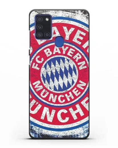 Чехол с символикой Bayern Munchen силиконовый для Samsung Galaxy A21s [SM-A217F]