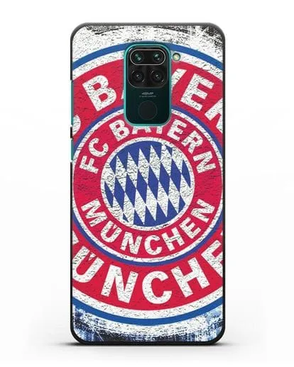 Чехол с символикой Bayern Munchen силиконовый для Xiaomi Redmi Note 9