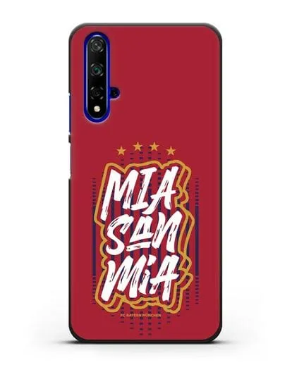 Чехол Бавария Мюнхен с надписью Mia San Mia силиконовый для Honor 20