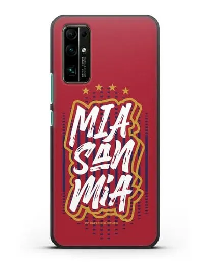 Чехол Бавария Мюнхен с надписью Mia San Mia силиконовый для Honor 30
