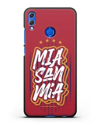 Чехол Бавария Мюнхен с надписью Mia San Mia силиконовый для Honor 8X