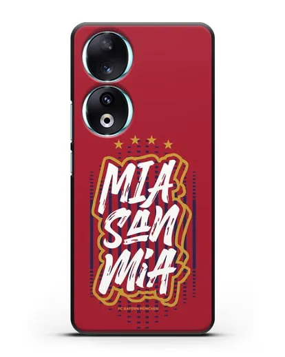 Чехол Бавария Мюнхен с надписью Mia San Mia силиконовый для Honor 90