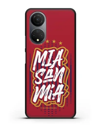 Чехол Бавария Мюнхен с надписью Mia San Mia силиконовый для Honor X7