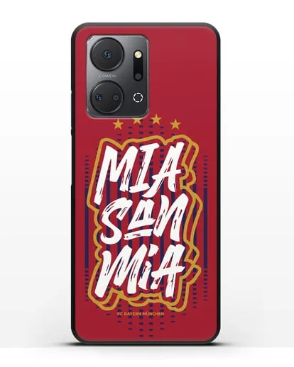 Чехол Бавария Мюнхен с надписью Mia San Mia силиконовый для Honor X7a
