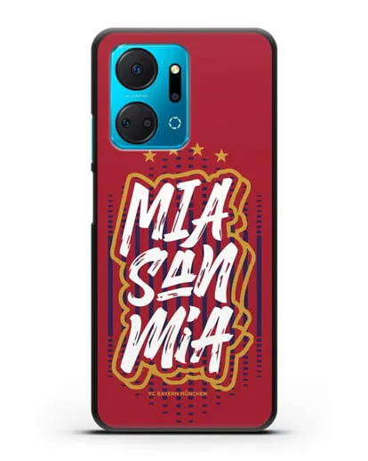 Чехол Бавария Мюнхен с надписью Mia San Mia силиконовый для Honor X7a Plus