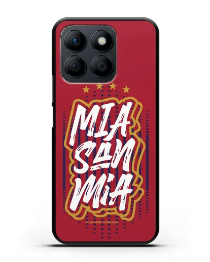 Чехол Бавария Мюнхен с надписью Mia San Mia силиконовый для Honor X8b