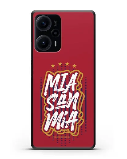 Чехол Бавария Мюнхен с надписью Mia San Mia силиконовый для Xiaomi Poco F5