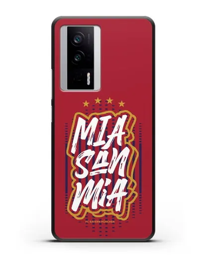 Чехол Бавария Мюнхен с надписью Mia San Mia силиконовый для Xiaomi Poco F5 Pro