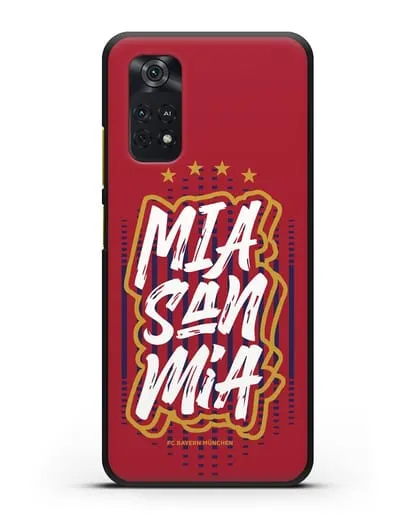 Чехол Бавария Мюнхен с надписью Mia San Mia силиконовый для Xiaomi Poco M4 Pro 4G