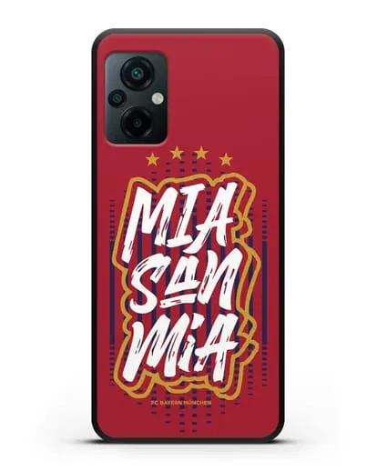 Чехол Бавария Мюнхен с надписью Mia San Mia силиконовый для Xiaomi Poco M5