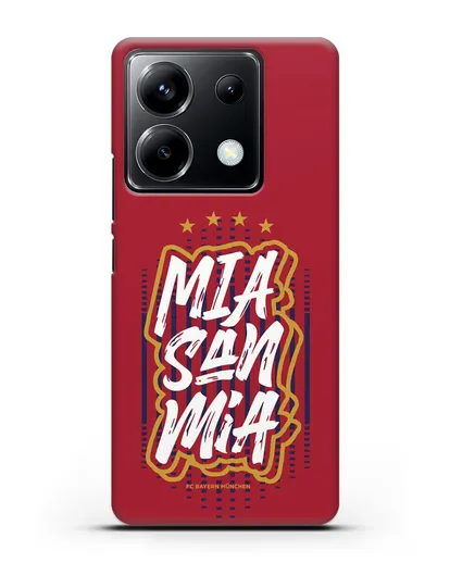 Чехол Бавария Мюнхен с надписью Mia San Mia силиконовый для Xiaomi Poco X6