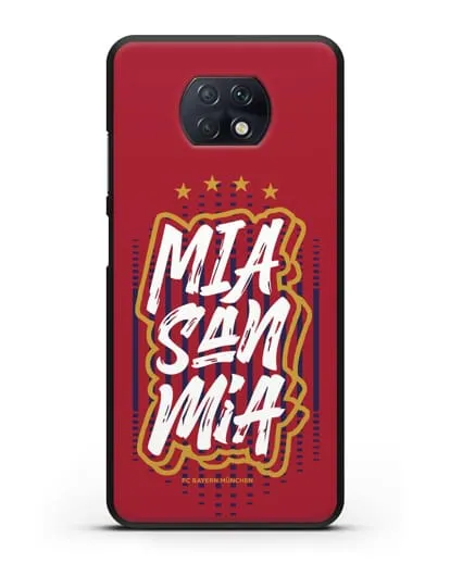 Чехол Бавария Мюнхен с надписью Mia San Mia силиконовый для Xiaomi Redmi Note 9T
