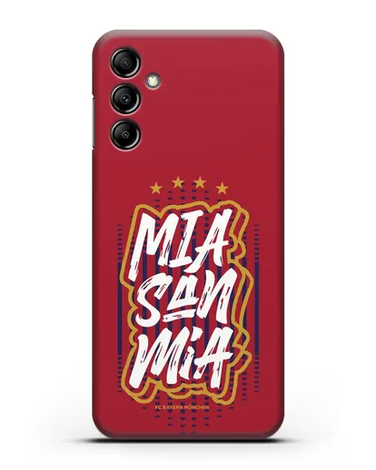 Чехол Бавария Мюнхен с надписью Mia San Mia силиконовый для Samsung Galaxy A14 [SM-A145]