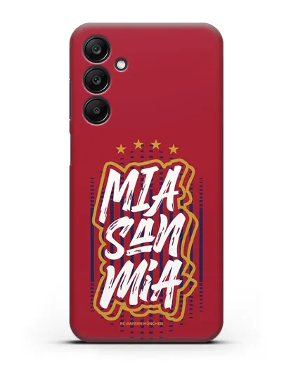 Чехол Бавария Мюнхен с надписью Mia San Mia силиконовый для Samsung Galaxy A25 [SM-A256]