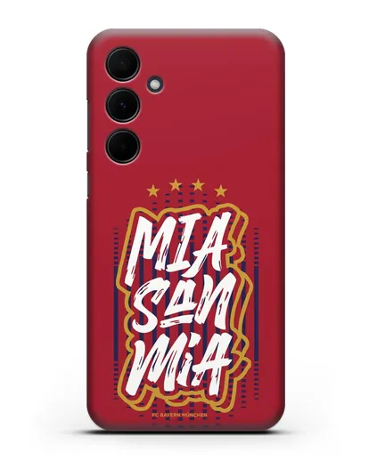 Чехол Бавария Мюнхен с надписью Mia San Mia силиконовый для Samsung Galaxy A55 [SM-A556]