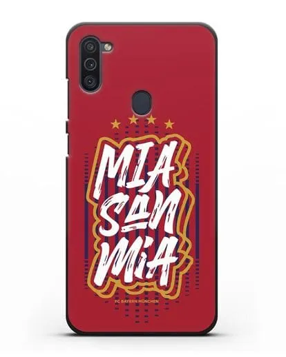 Чехол Бавария Мюнхен с надписью Mia San Mia силиконовый для Samsung Galaxy M11 [SM-M115F]