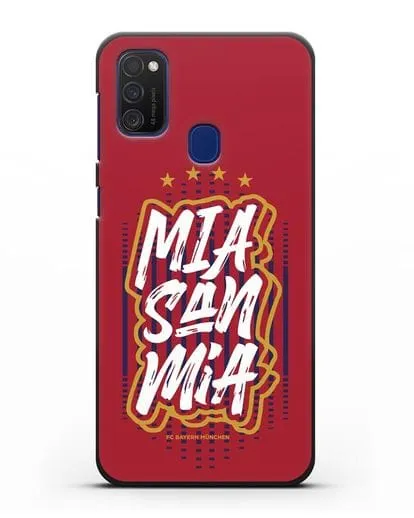 Чехол Бавария Мюнхен с надписью Mia San Mia силиконовый для Samsung Galaxy M21 [SM-M215F]