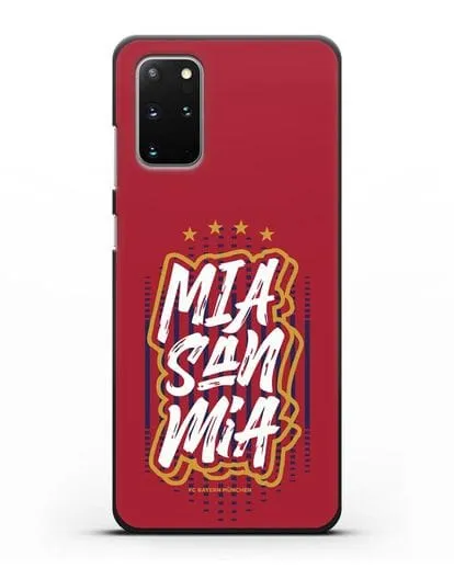 Чехол Бавария Мюнхен с надписью Mia San Mia силиконовый для Samsung Galaxy S20 Plus [SM-G985F]