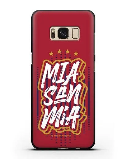 Чехол Бавария Мюнхен с надписью Mia San Mia силиконовый для Samsung Galaxy S8 Plus [SM-G955F]