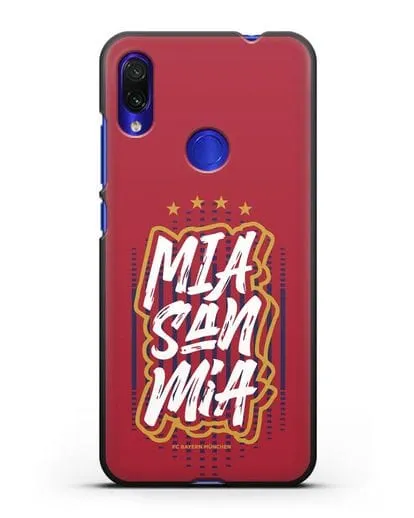 Чехол Бавария Мюнхен с надписью Mia San Mia силиконовый для Xiaomi Redmi Note 7