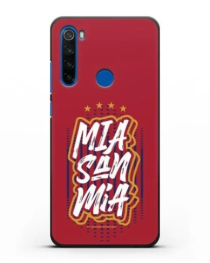 Чехол Бавария Мюнхен с надписью Mia San Mia силиконовый для Xiaomi Redmi Note 8